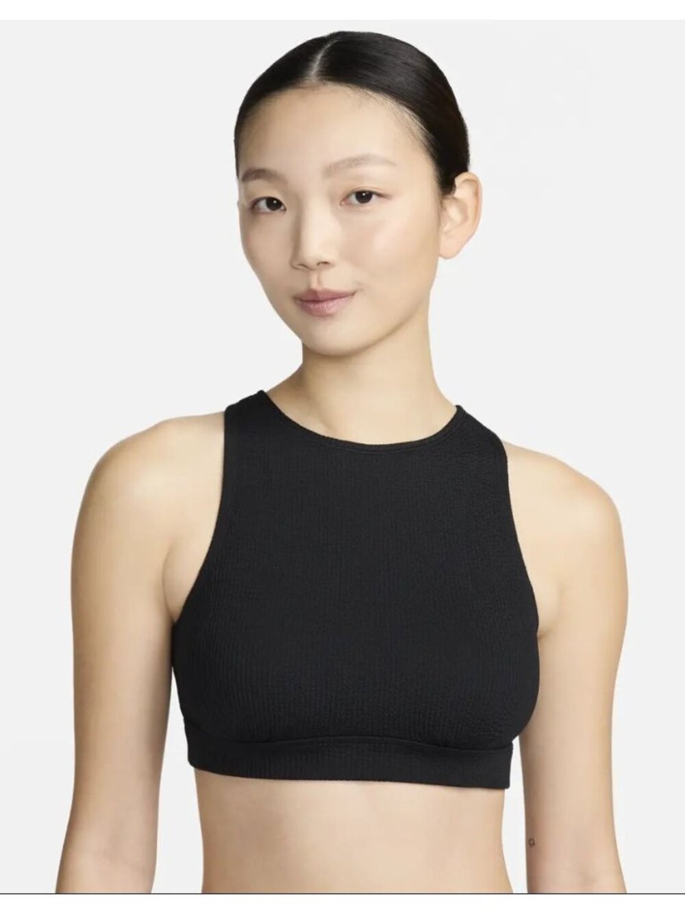 Nike Swim Elevated High-neck Bikini Top NESSE276-001 Women's M NEW WITH TAGS